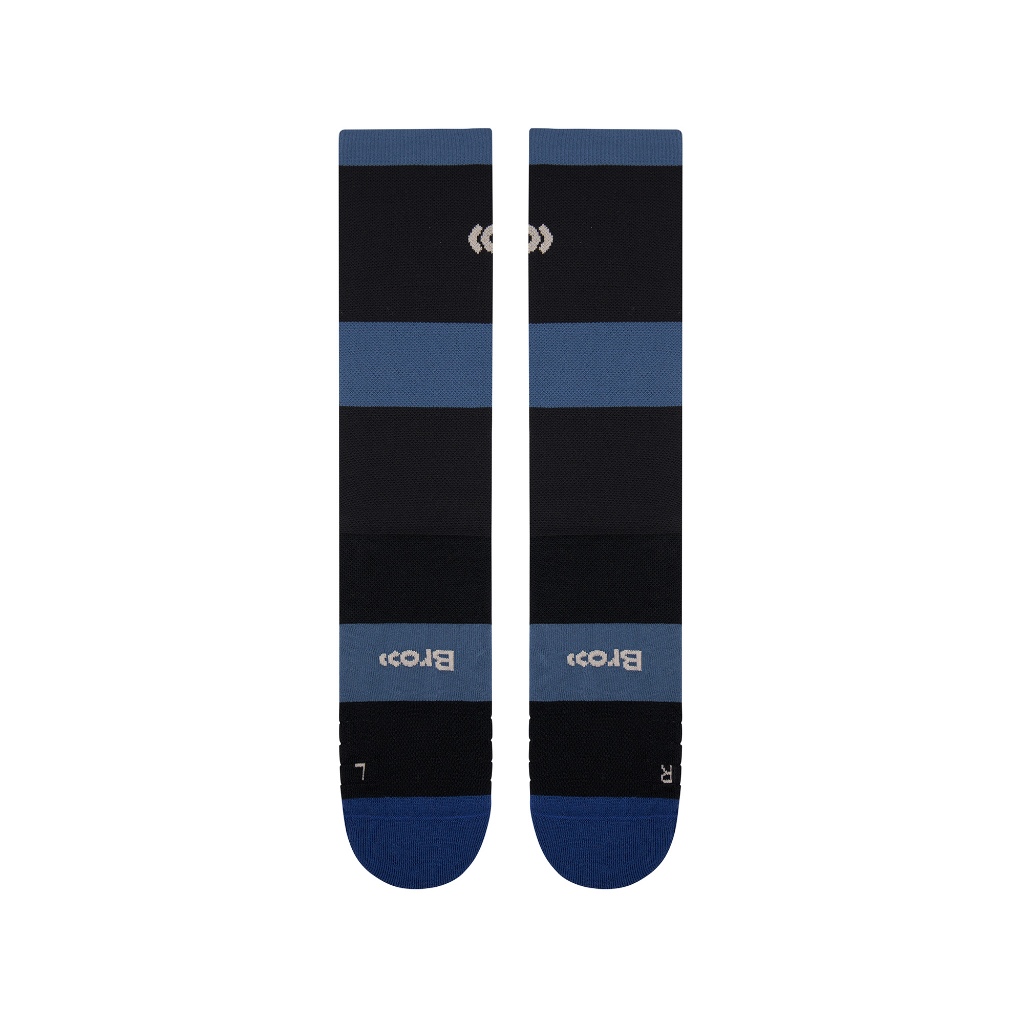 BROOO CREW SOCKS TRAIL TH-FR BLACK