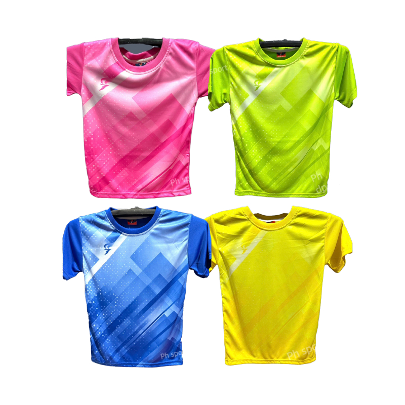 เสื้อกีฬาเด็ก SPORT DAY เสื้อกีฬาคอกลมสำหรับเด็ก สีสันสดใส รุ่น TC 005