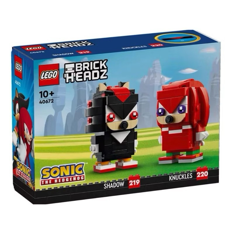 LEGO® BrickHeadz 40672 Sonic the Hedgehog™: Knuckles & Shadow เลโก้ของใหม่ ของแท้ 100%