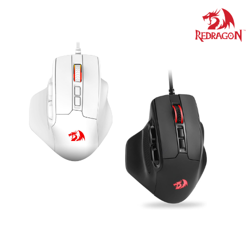 Redragon M806 BULLSEYE เมาส์เล่นเกม RGB 12400 DPI Macro