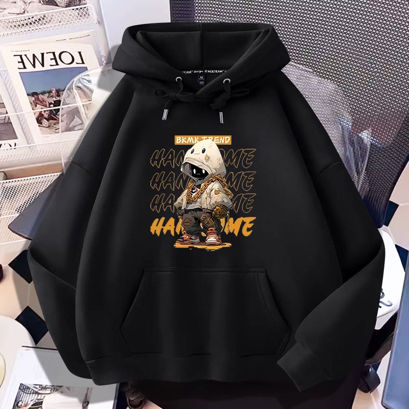 L953 （พร้อมส่งจากไทย）เสื้อฮู้ดแขนยาว สำหรับชายและหญิง.ลายLABUBUแฟชั่นน่ารัก