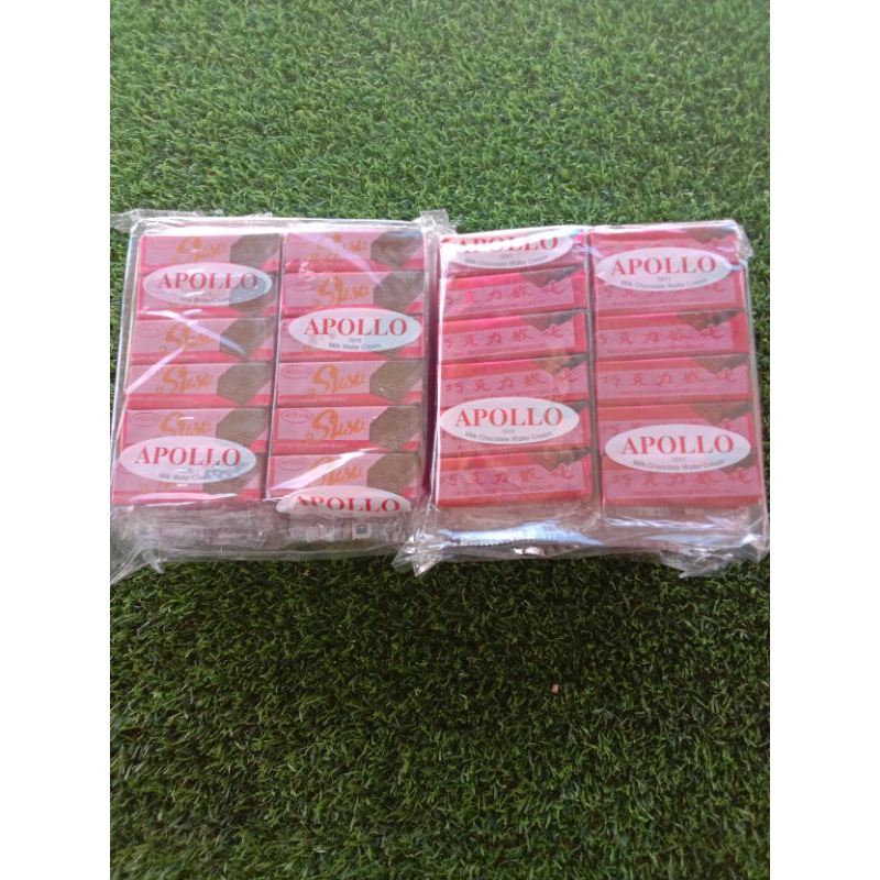 Apolloเวเฟอร์เคลือบช็อกโกแลต