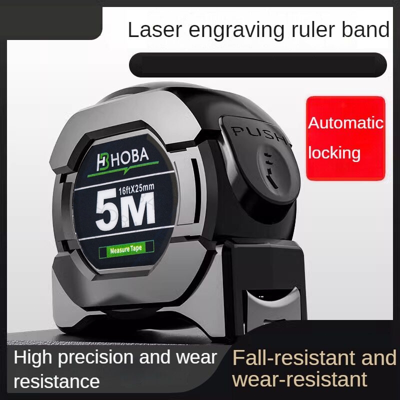 💥10ปีไม่พัง💥แม่นยำ 100%💥ตลับเมตร 10 เมตร หน้ากว้าง25 มม การวัดส่วนสูง การวัดการตกแต่ง เทปวัด ตลับเมตรพกพา ตลับเมตรstanl - รูปที่ 2