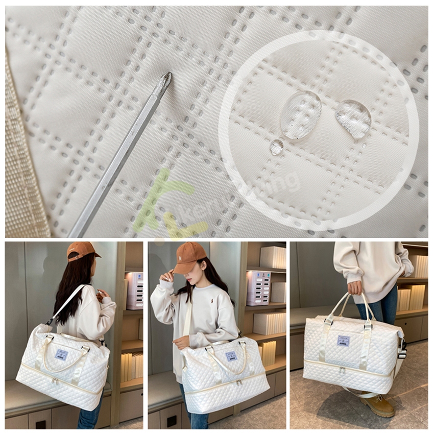 EQUAL กระเป๋าใส่เสื้อผ้า อเนกประสงค์ สไตล์เกาหลี กระเป๋าสะพาย กระเป๋าเดินทาง Travel Bags พกพาสะดวก