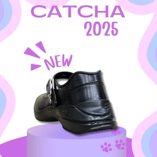 🌟ลูกค้าใหม่ 1 บาท💯 CATCHA รองเท้านักเรียนหญิง รุ่นใหม่ล่าสุด ปี2025 รุ่นส้นสูง1.5นิ้ว ไซส์31-42 🌟