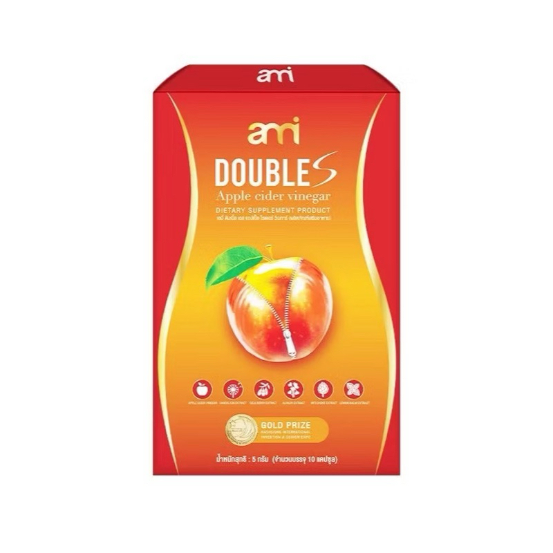 เอมี่ ดับเบิ้ลเอส แอปเปิ้ลไซเดอร์ Ami Double S ขนาด 10แคปซูล