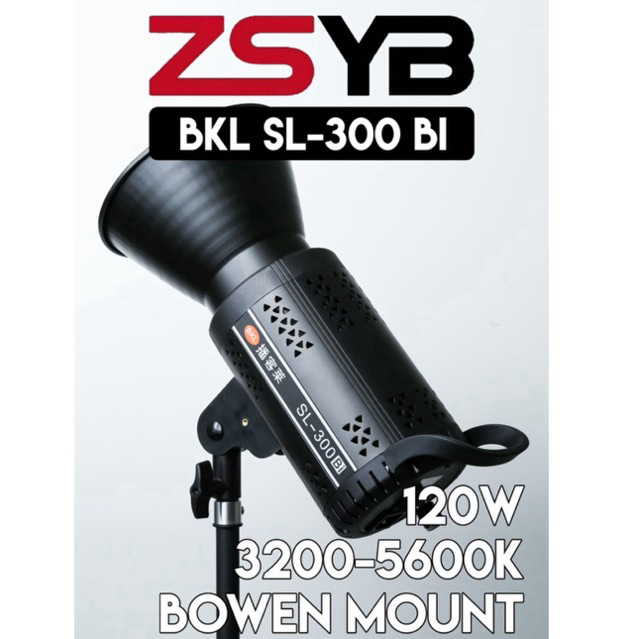 ส่งด่วน ไฟวิดีโอ ZSYB BKL-300D BKL-SL300BI SL400 SL500 BI Color LED Light  Bowen Mount ไฟไลฟ์สด