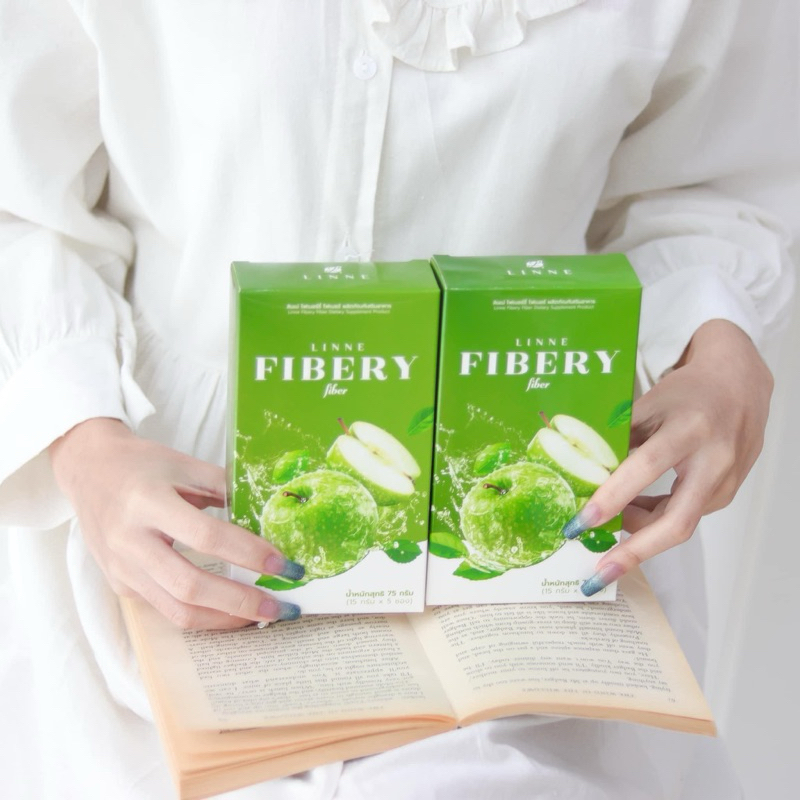 (1แถม1)ลินเน่ ไฟเบอร์ Linne Fibrry 1กล่อง บรรจุ 5ซอง