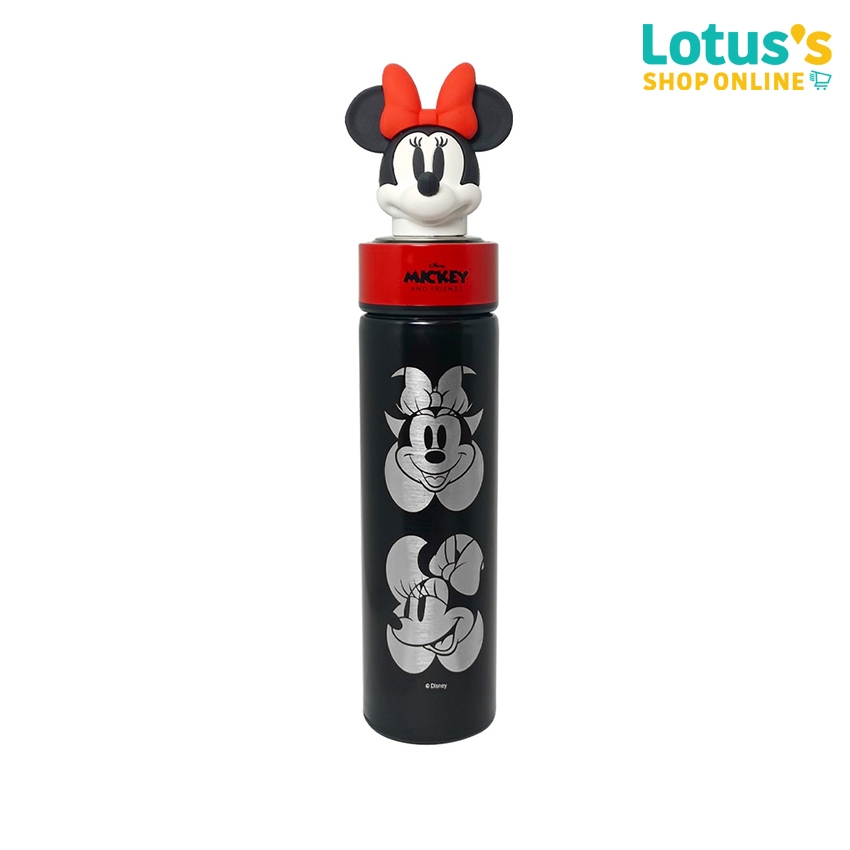 โลตัส ดิสนีย์ กระบอกน้ำสเตนเลส หัวพีวีซี ความจุ 450 มล. (คละแบบ) LOTUSS DISNEY STAINLESS STEEL WATER BOTTLE PVC HEAD