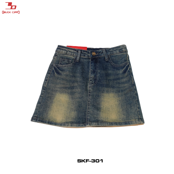 BUCKOFF : รุ่น SKF-301 SKIRT กระโปรงยีนส์สั้น