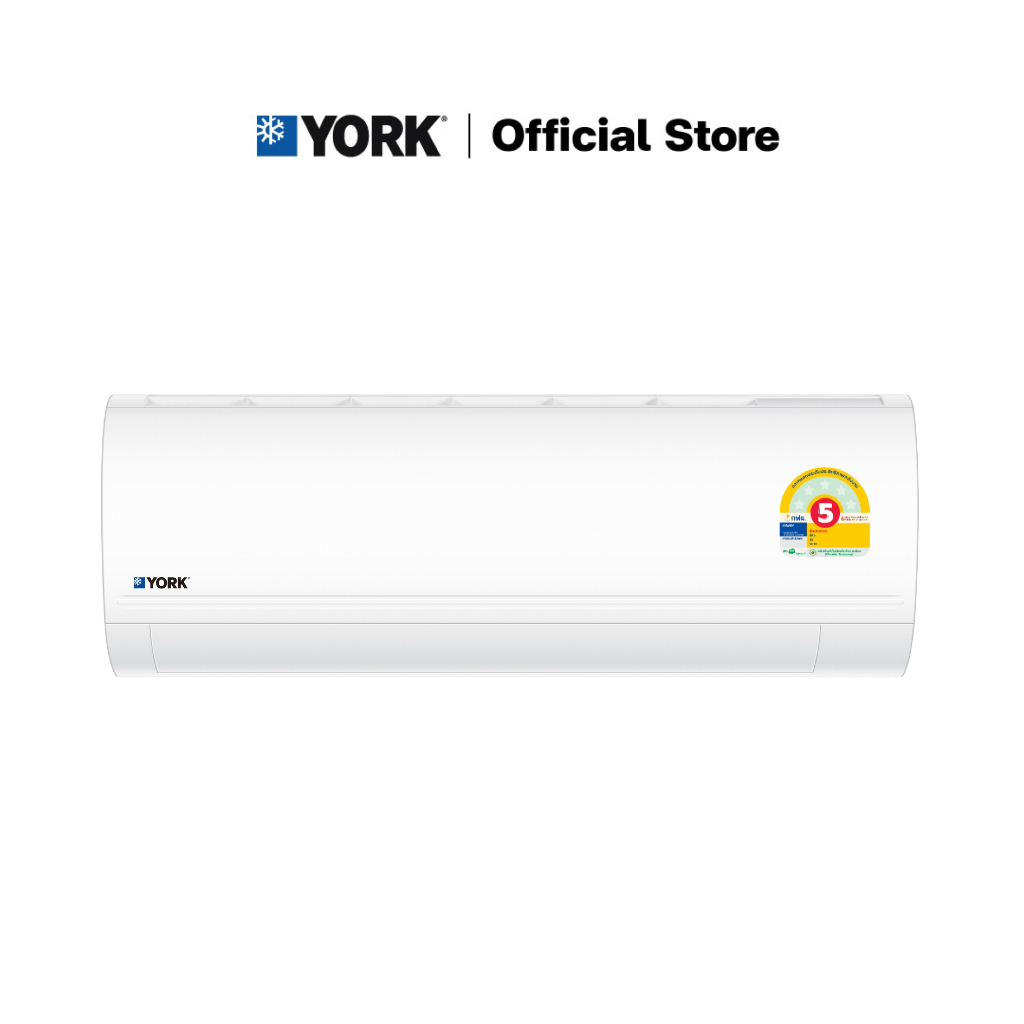 [รับประกัน10ปี] YORK แอร์ยอร์ค ติดผนัง เบอร์5 รุ่น New  Eco Plus Series Fix Speed (Non Inverter)