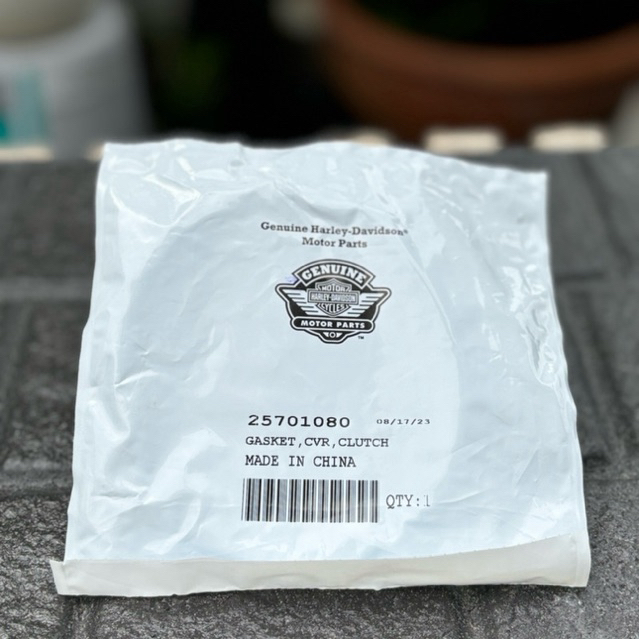 โอริงดำฝาครอบคลัช ฝาเดอบี้Gasket Clutch M8 Softail SportGlide Fatbob