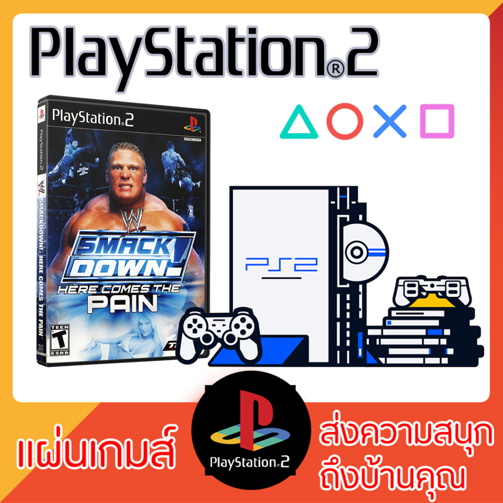 แผ่นเกมส์ PS2 - WWE SmackDown Here Comes the Pain [USA]