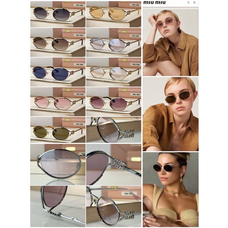 แว่นตากันแดด miu miu SMU52Y งานคุณภาพสูงสุด เซทกำมะหยี่ ตรงปกมาก งานเกรดสุด 1:1 สุดกว่านี้ก็เข้าช้อปเลยค่า