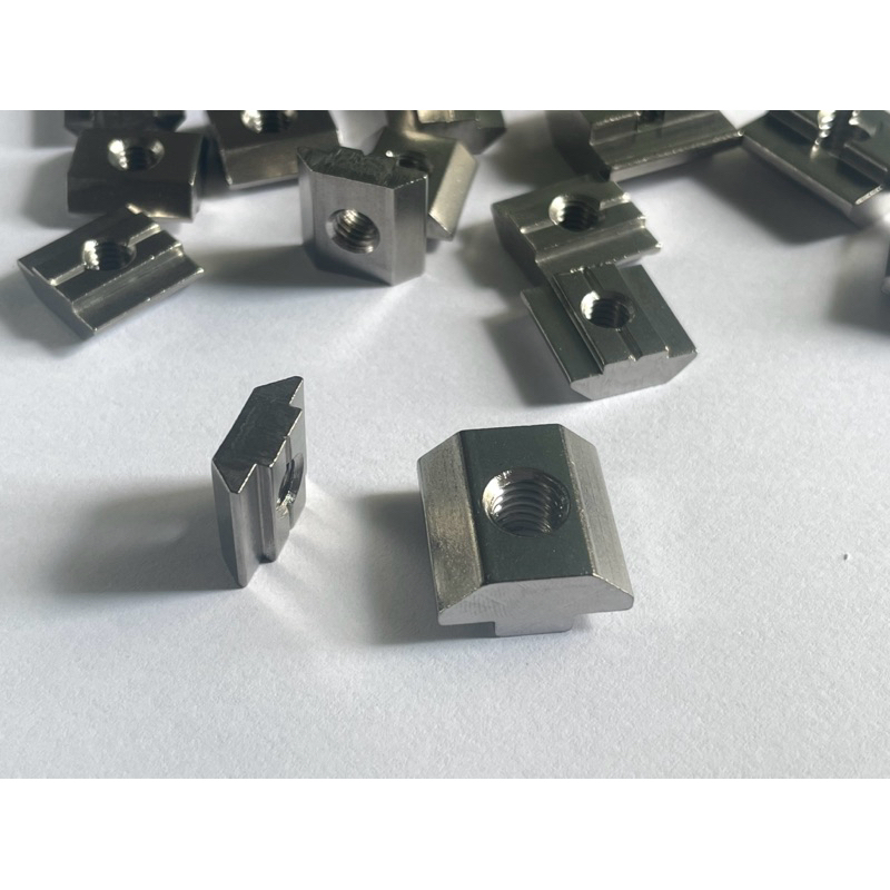 1ตัว Tnut แสตนเลส Stainless น็อตอลูมิเนียมโปรไฟล์ Aluminum profile นัทตัวเมียยึดโปรไฟลรุ่นแสตนเลส