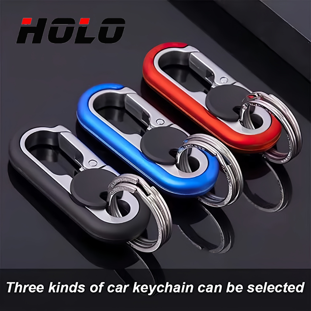 แบบพกพา พวงกุญแจ ป้องกันการสูญเสีย ความคิดสร้างสรรค์ โลหะ แขวนเอว ผู้ชาย ธุรกิจ สไตล์ อเนกประสงค รถยนต์ พวงกุญแจ