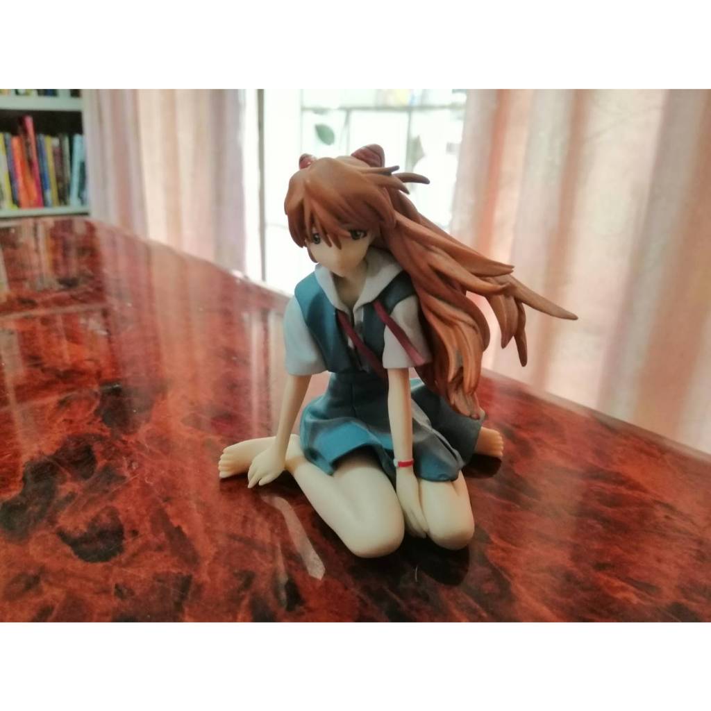 Evangelion Asuka Langley School Uniform Figure  SEGA แท้