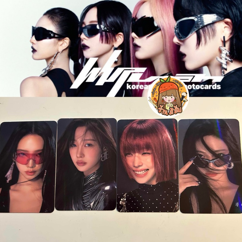 (พร้อมส่ง) การ์ด Benefit Photocard aespa WHIPLASH- HOTTRACKS
