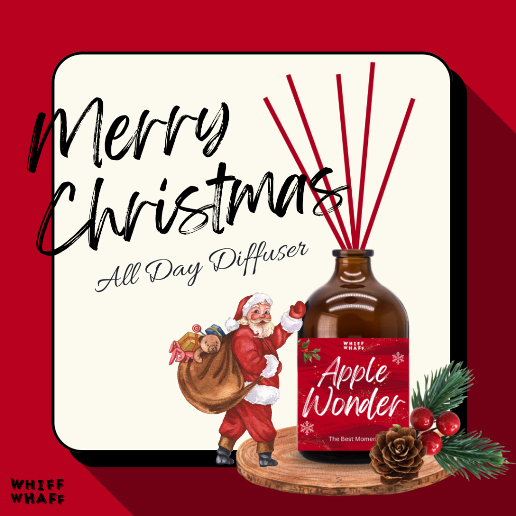 Whiffwhaff Christmas All Day Diffuser ก้านไม้หอมกระจายกลิ่นปรับอากาศ กลิ่นคริสมาสต์ Best Moment Edition ของขวัญ ปีใหม่