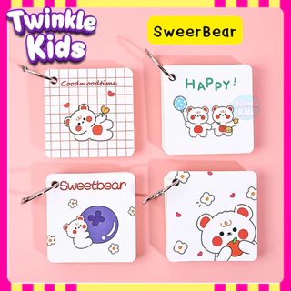 [มาใหม่!]{ราคาต่อ 1 เล่ม} Mini Flash Card สมุดจดศัพท์🐰 -TwinkleKids