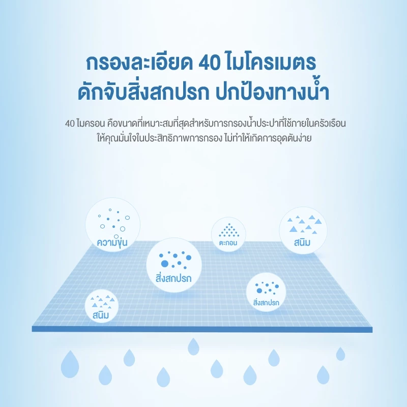 Philips water AWP1830 pre-filter ตัวกรองน้ำประปา ตัวกรองน้ำก่อนเข้าบ้าน อุปกรณ์สำหรับเครื่องกรองน้ำ thumbnail 4