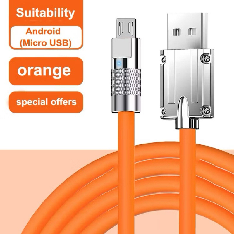 สาย Micro USB สายชาร์จเร็วสุดเครื่องชาร์จ Android USB ความเร็วสูง 2.0 A ถึง Micro B สายชาร์จสําหรับ Samsung