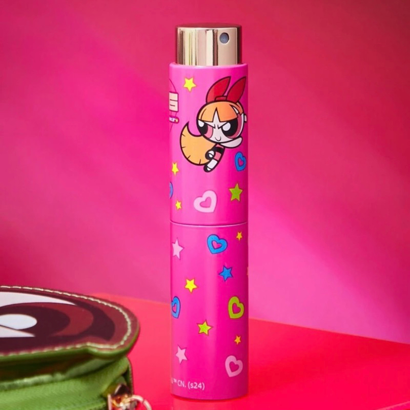 ขวดสเปรย์ แบบเติม พกพาได้ ขนาดเล็ก POWERPUFF GIRLS งานลิขสิทธิ์แท้ คุณภาพดี