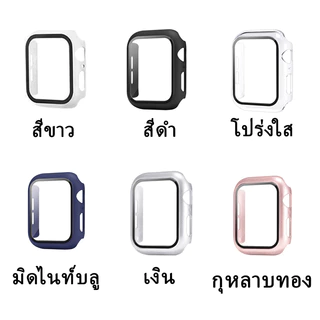 กรณีนาฬิกา PC เหมาะสำหรับ i-Watch11 10/9/8/7/6/5/4/SE PC + แก้วกรณี 38 มม./41 มม./42 มม./44 มม./45 มม./46 มม./49 มม.