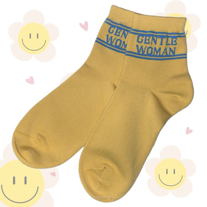 Gentlewoman Crew Socks ถุงเท้า