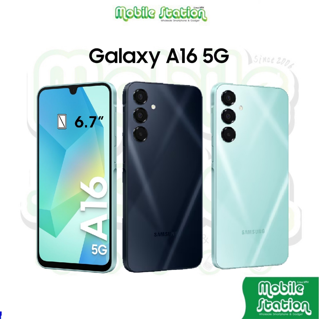 [New] Samsung A16 5G Exynos 1330 Octa Core 2.4 GHz แบตอึด 5,000 mAh ชาร์จไว | A16 & A15 series ศูนย์ไทย by Station