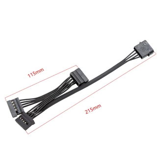 สาย Molex to Sata Sata to Sata สายไฟเข้าMolex/Sata แยกออกเป็นไฟSata หลายสาย