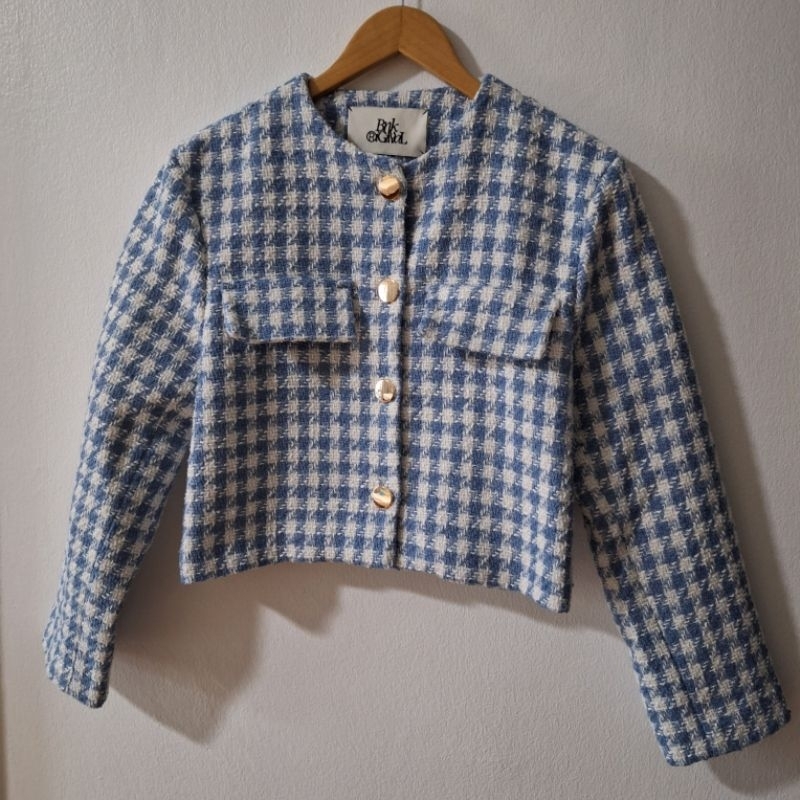 ส่งต่อ BNK BRAND milan tweed jacket สี snowflake (secret)