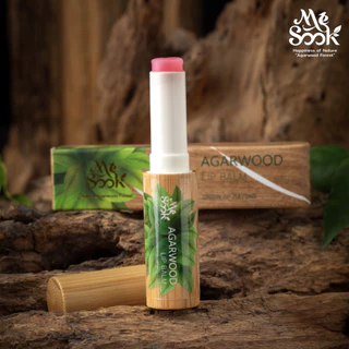 MESOOK Agarwood Oil Lip Balm สีผึ้งกฤษณาทาปาก ให้ความชุ่มชื่น ริมฝีปากดูเอิบอิ่ม