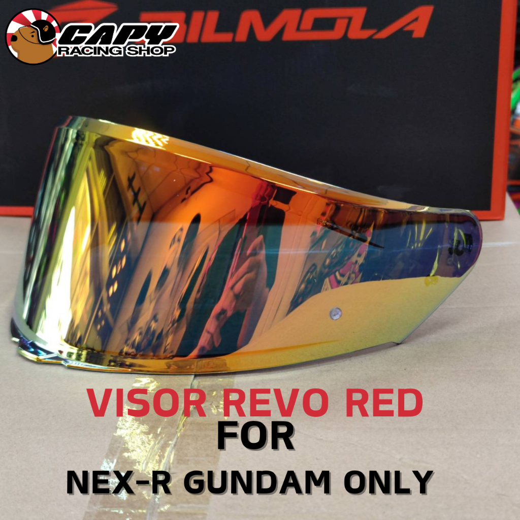 ชิลด์หน้า บังลม Visor สำหรับ Bilmola NEX R 2024 GUNDAM RX-0 เท่านั้น