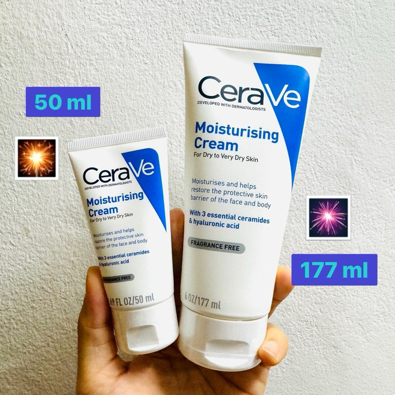 ของแท้ 💯% Cerave Moisturising Cream [50/177 ml]