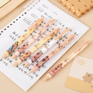 [ยกกล่อง] ปากกา คาปิบาร่า แบบกด SET 6 แท่ง น่ารักมากๆ ปากกากด เครื่องเขียน ออก ใบเสร็จ ใบกำกับภาษีได้
