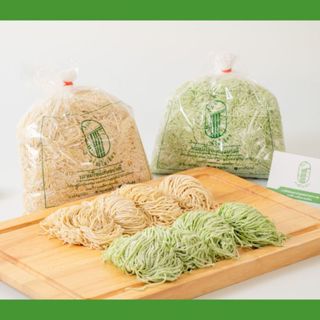 บะหมี่ไผ่เขียว บะหมี่ไข่พิเศษอย่างดี สูตรต้นตำรับกวางตุ้ง เส…