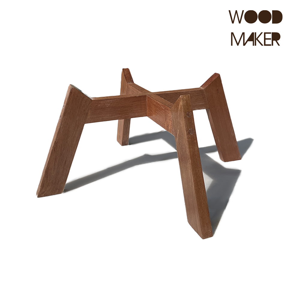 Woodmaker Plant Pot Stand; ที่รองกระถางต้นไม้ ไม้เนื้อแข็ง ดีไซน์มินิมอล ไม้แท้