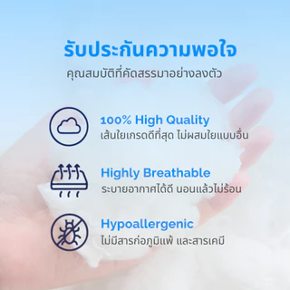 Wellness หมอนขนห่านเทียม รุ่น Microfiber Pillow 1200g (Soft/นุ่มจม หนุนกลาง)