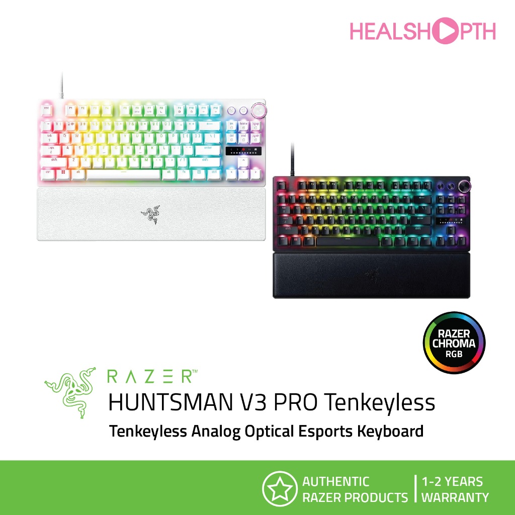 คีย์บอร์ด Razer Huntsman V3 Pro Tenkeyless - US Analog Optical Esports Keyboard ประกันต่างประเทศ