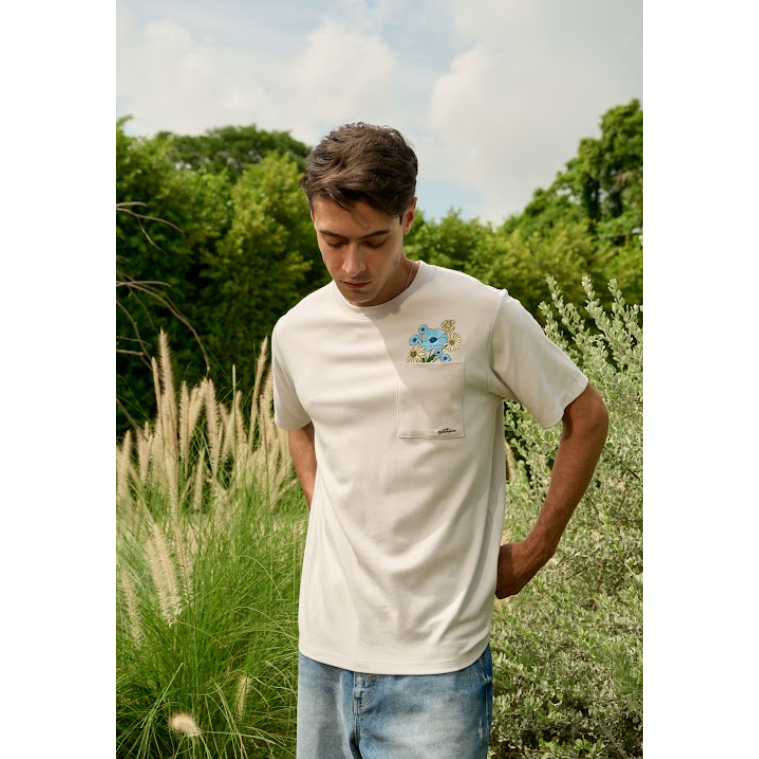 UNISEX POCKET FORAL TEE UPTOYOU