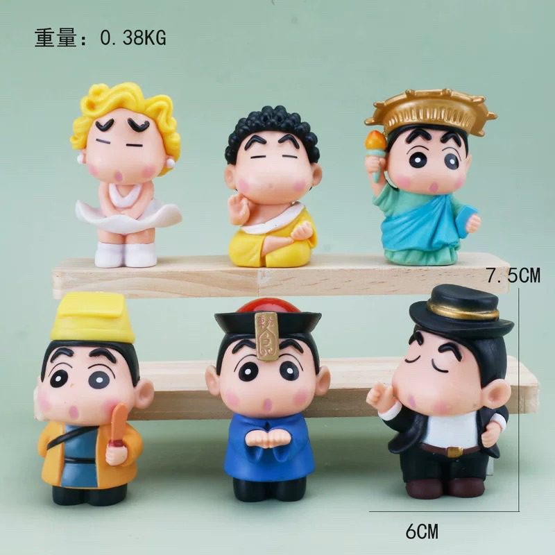 พร้อมส่ง 𐂂 โมเดล ชินจัง จอมแก่น รุ่น Cosplay คนดัง!!! (ไม่มีกล่อง)