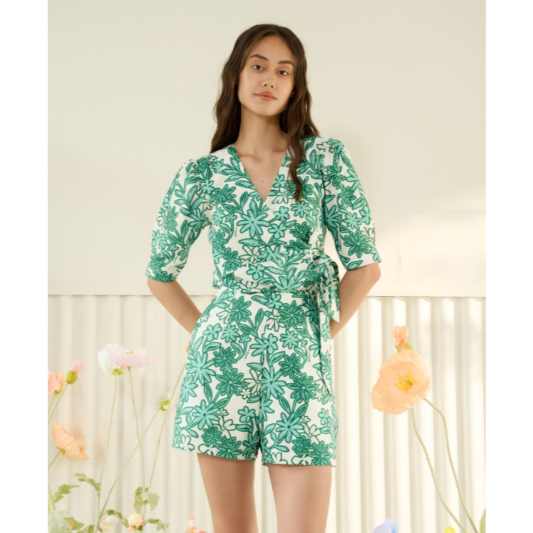 WOMEN'S FLORAL BLOUSE UPTOYOU.