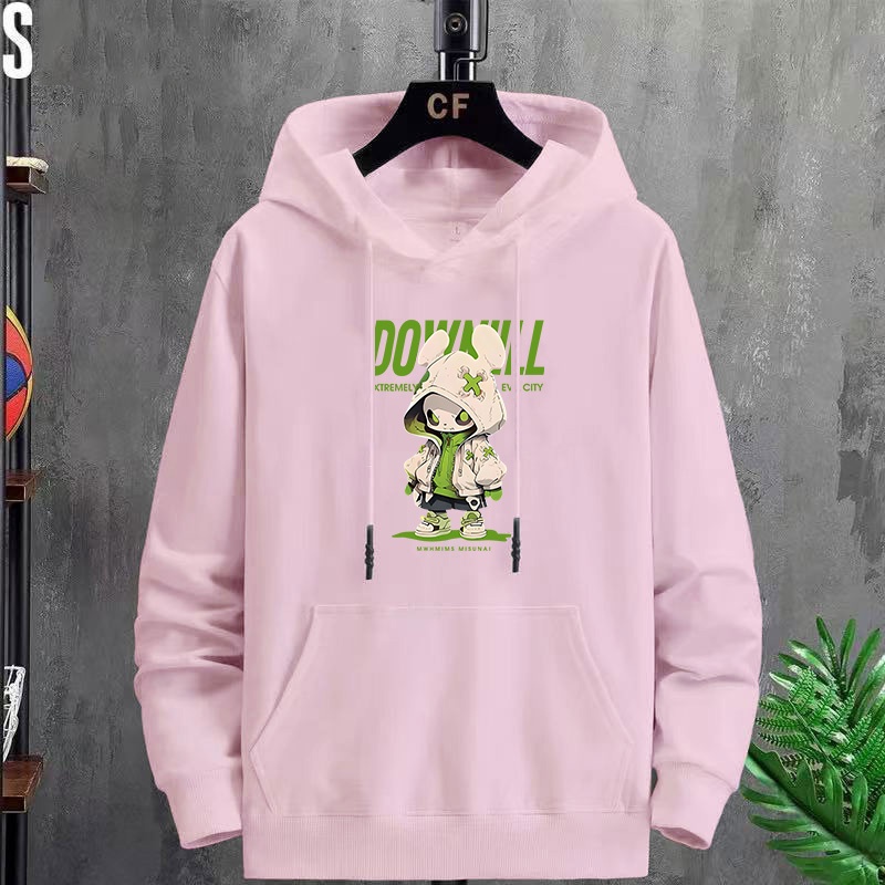 BK1057-LONG เสื้อฺฮู้ดเเขนยาวผ้าใส่สบาย เนื้อผ้าโพลีสเอสเตอร์ ทรงปล่อยใส่ได้ทุกเพศราคาสบายกระเป๋าจัดส่งยทางในไทยมีปลาทาง
