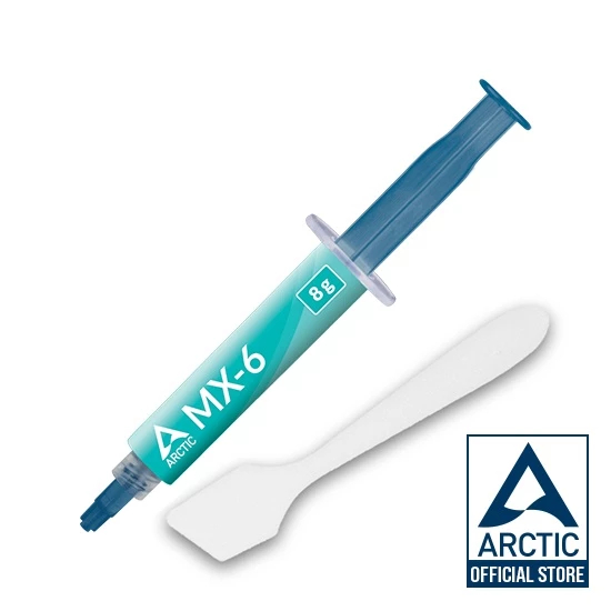 ARCTIC MX-6 8 GRAMS *แถมฟรี ไม้ปาด* (Thermal compound/ ซิลิโคนนำความร้อน)