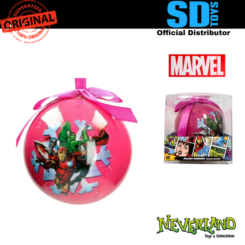 (SD Toys) Marvel Heroes Snowflake Christmas Ornament