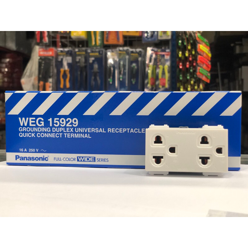 เต้ารับกราวด์คู่ Panasonic WEG 15929