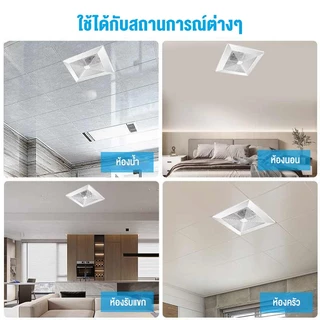 Panson พัดลม 8 นิ้ว 10 นิ้ว 12 นิ้ว 14 นิ้ว ห้องนอน สำนักงาน ห้องครัวและห้องน้ำ พัดลมเพดานเงียบ พัดลมดูดอากาศ ฟรีสายยาง