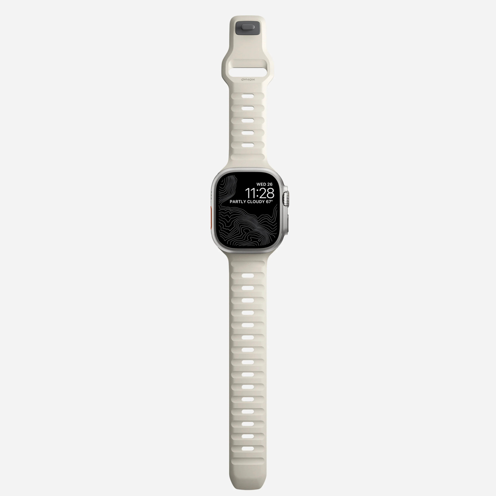 สายนาฬิกา NOMAD Sport Strap FKM 45 Naval/ Stone - Black Hardware