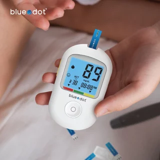 (พร้อมส่ง) แผ่นตรวจน้ำตาล แถบตรวจน้ำตาล 25 ชิ้น Bluedot Test strip 25 pcs.
